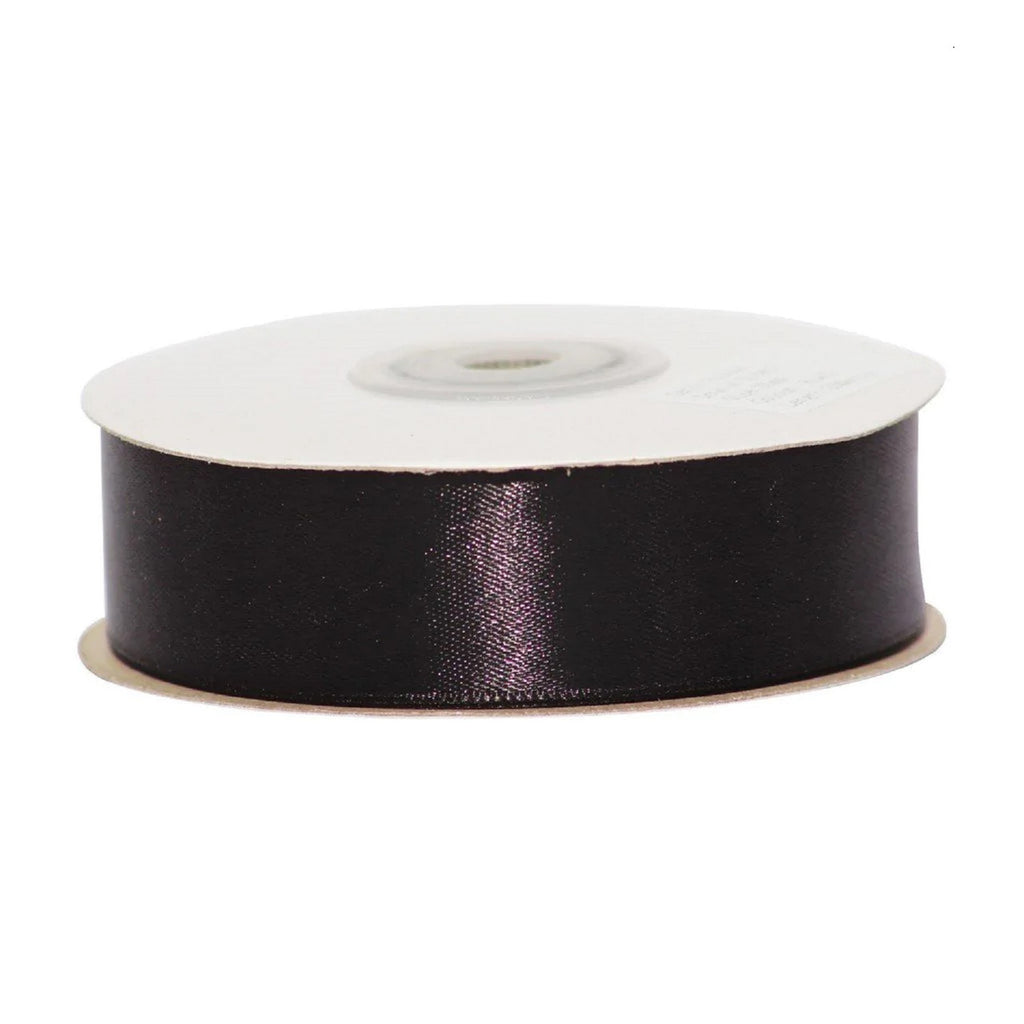 Double Sided Satin Ribbon - Black