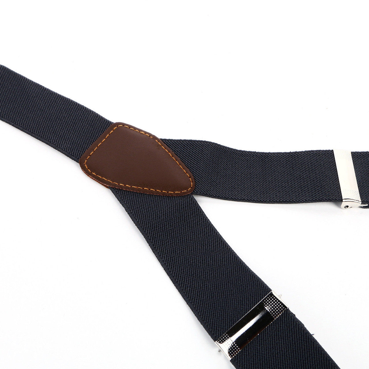 Grey Braces with Button Hole - 25mm