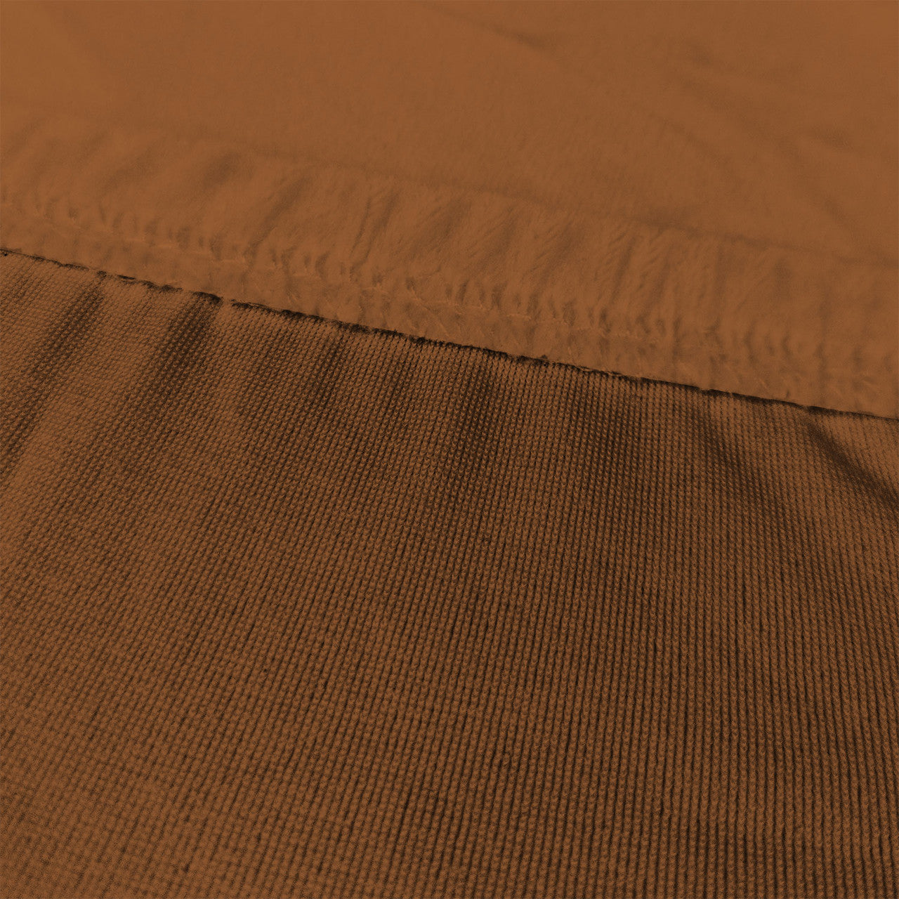 Short Velvet-Touch Spandex Chair Cover - Brown Tan