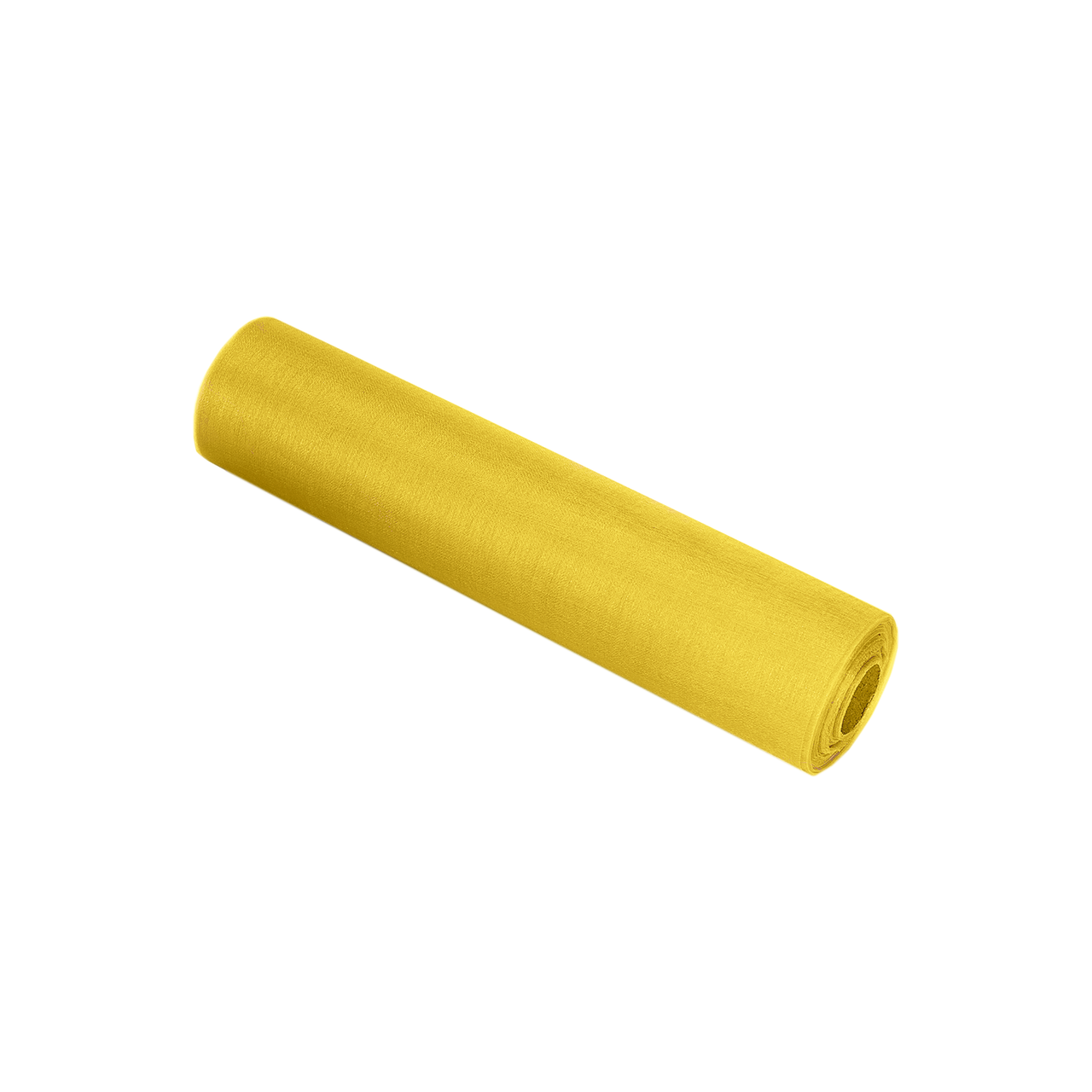 25m x 29cm Organza Sheer Roll Light - Yellow Gold