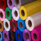 25m x 29cm Organza Sheer Roll Light - Yellow