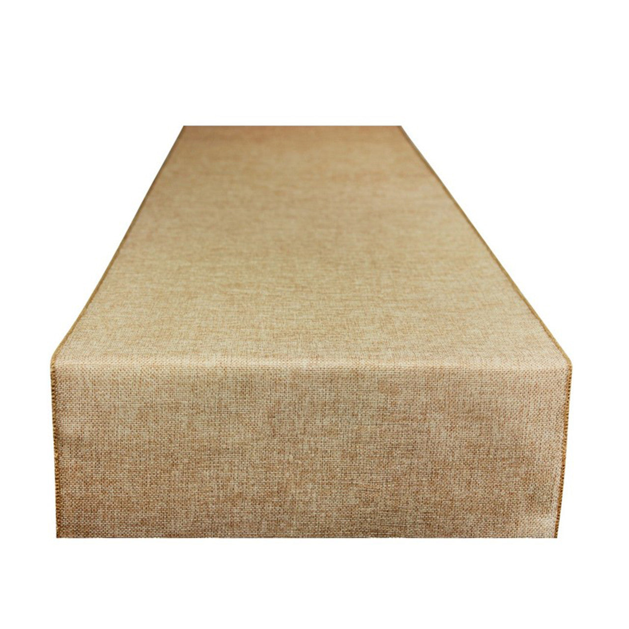 33cm x 275cm Hessian Linen Table Runner - Beige