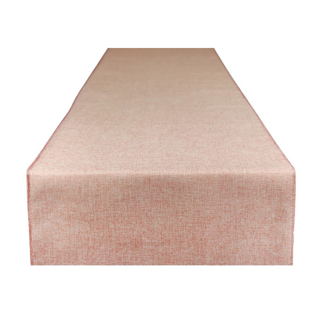 Hessian Linen Table Runner - Blush Pink