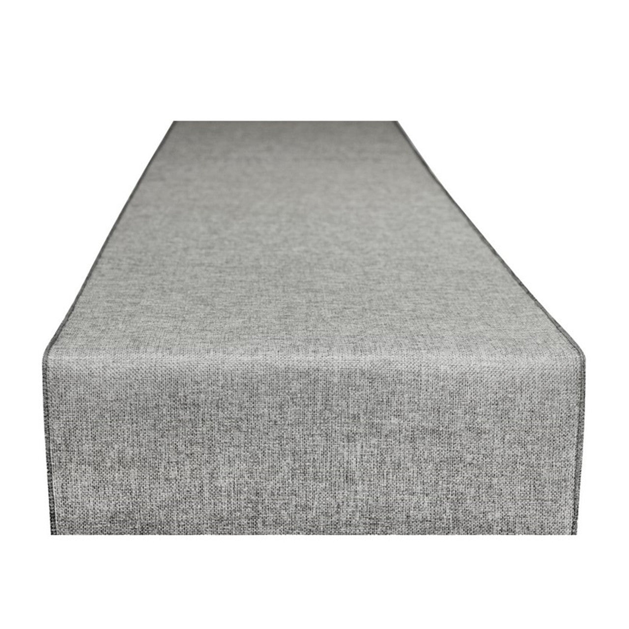 33cm x 275cm Hessian Linen Table Runner - Grey