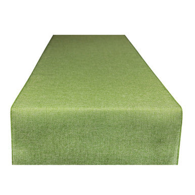 Hessian Linen Table Runner - Sage Green