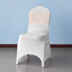 Velvet Chair Band - Blush Pink