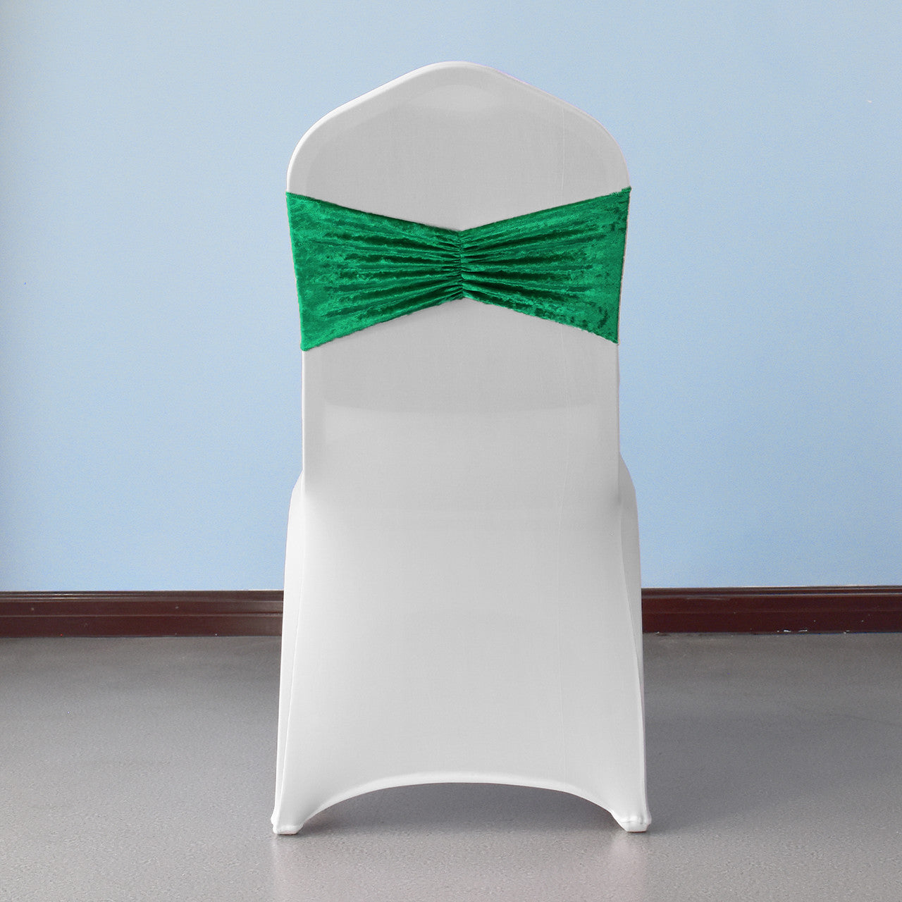Velvet Chair Band - Emerald Green