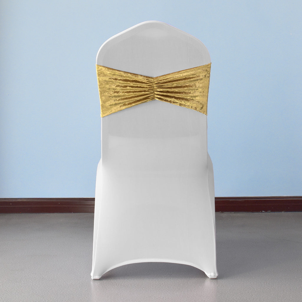 Velvet Chair Band - Gold