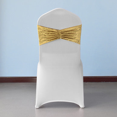 Velvet Chair Band - Gold