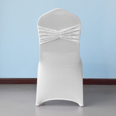 Velvet Chair Band - Ivory