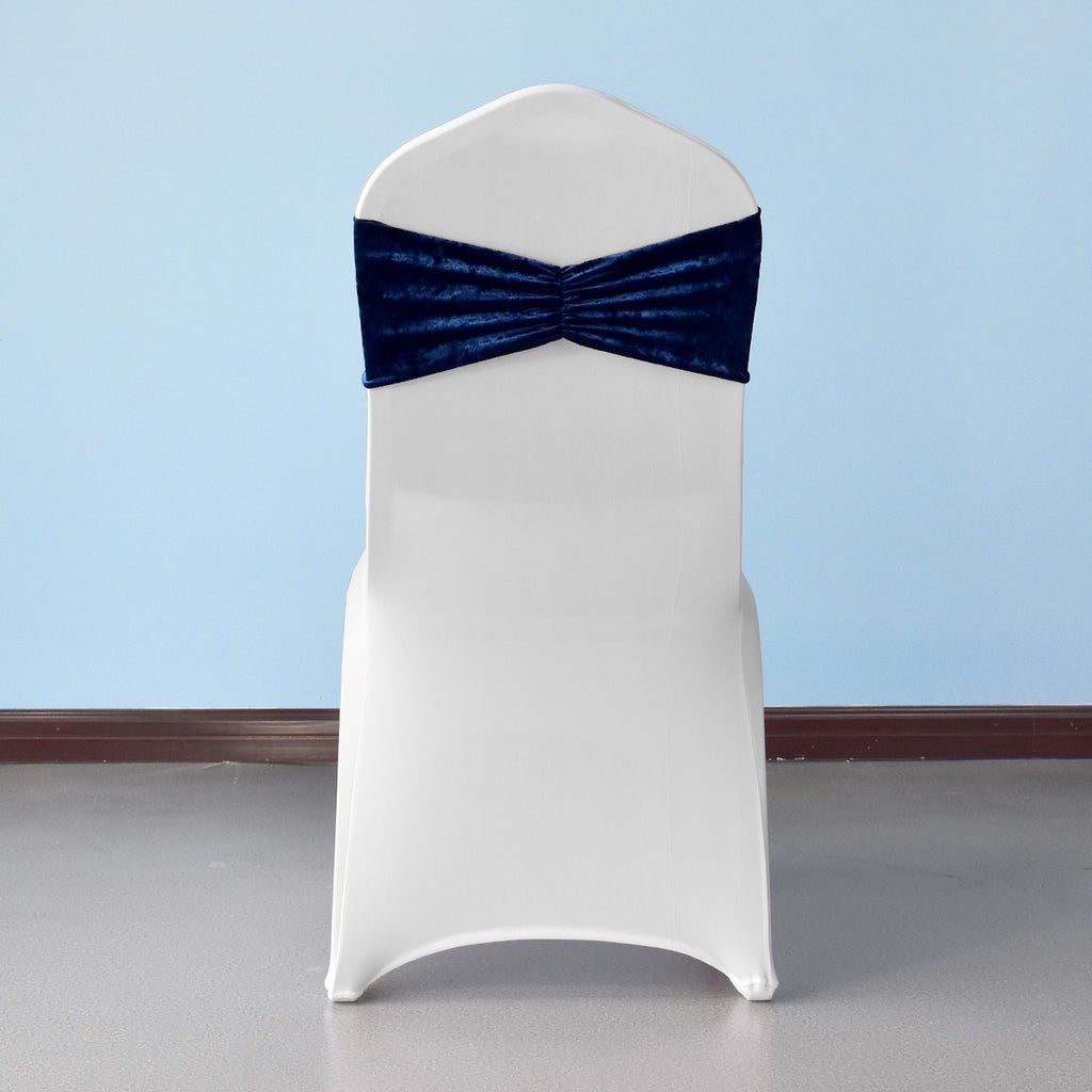 Velvet Chair Band - Navy
