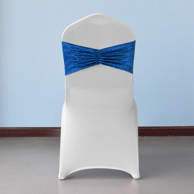 Velvet Chair Band - Royal Blue