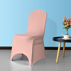 160GSM Spandex Chair Cover - Rose Gold