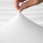 White Polyester Stretchable Chair Covers with Ruched Spandex