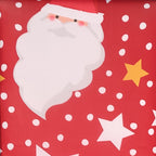Short Spandex Christmas Themed Chair Cover - Santa Claus & Snowflakes