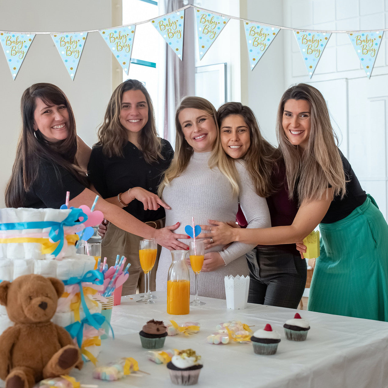 Bunting Banner Baby Boy for Baby Shower