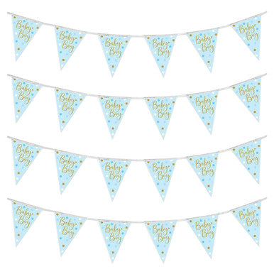 Bunting Banner Baby Boy for Baby Shower