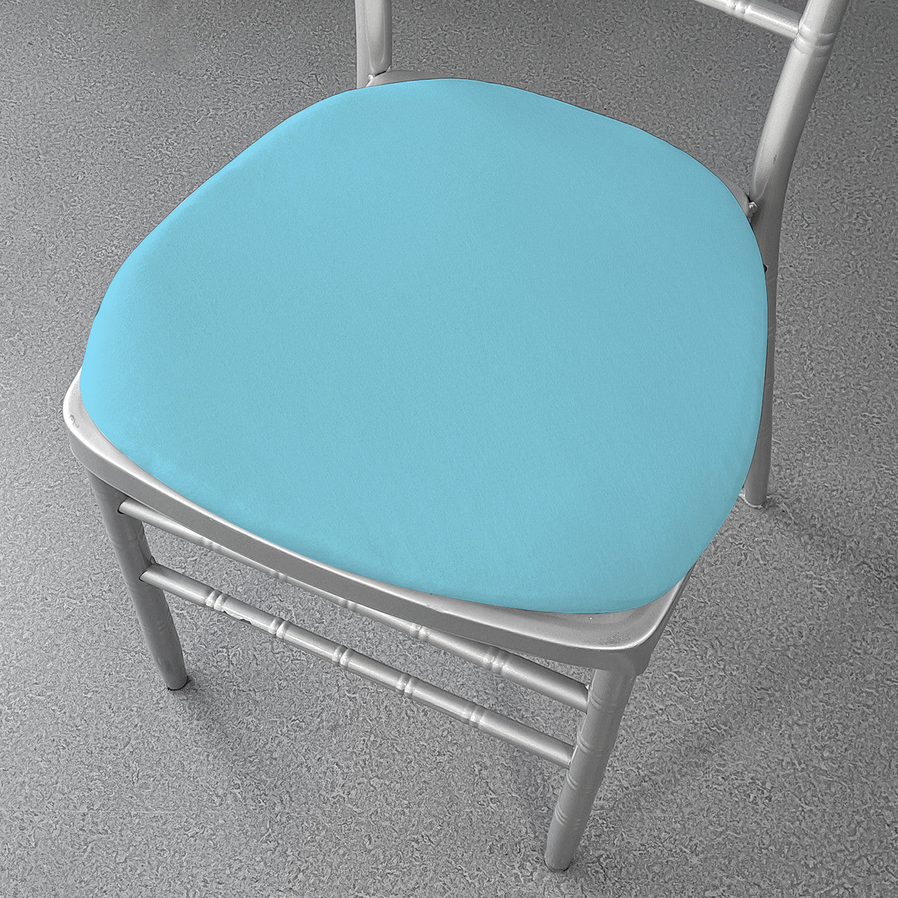 Spandex Seat Pad Cover - Baby Blue