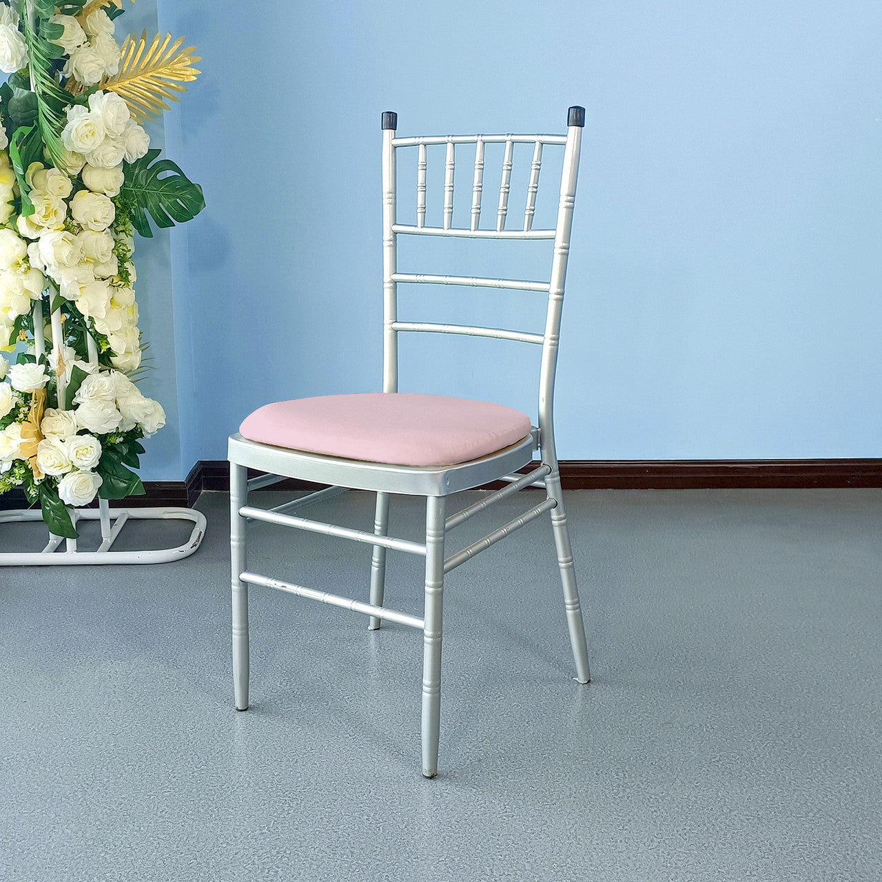 Spandex Seat Pad Cover - Baby Pink