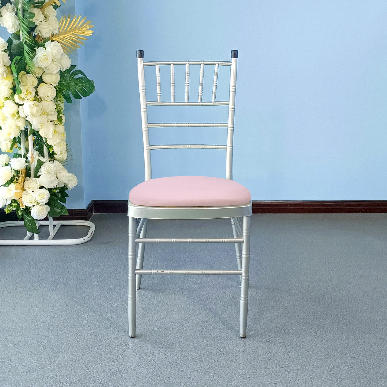 Spandex Seat Pad Cover - Baby Pink