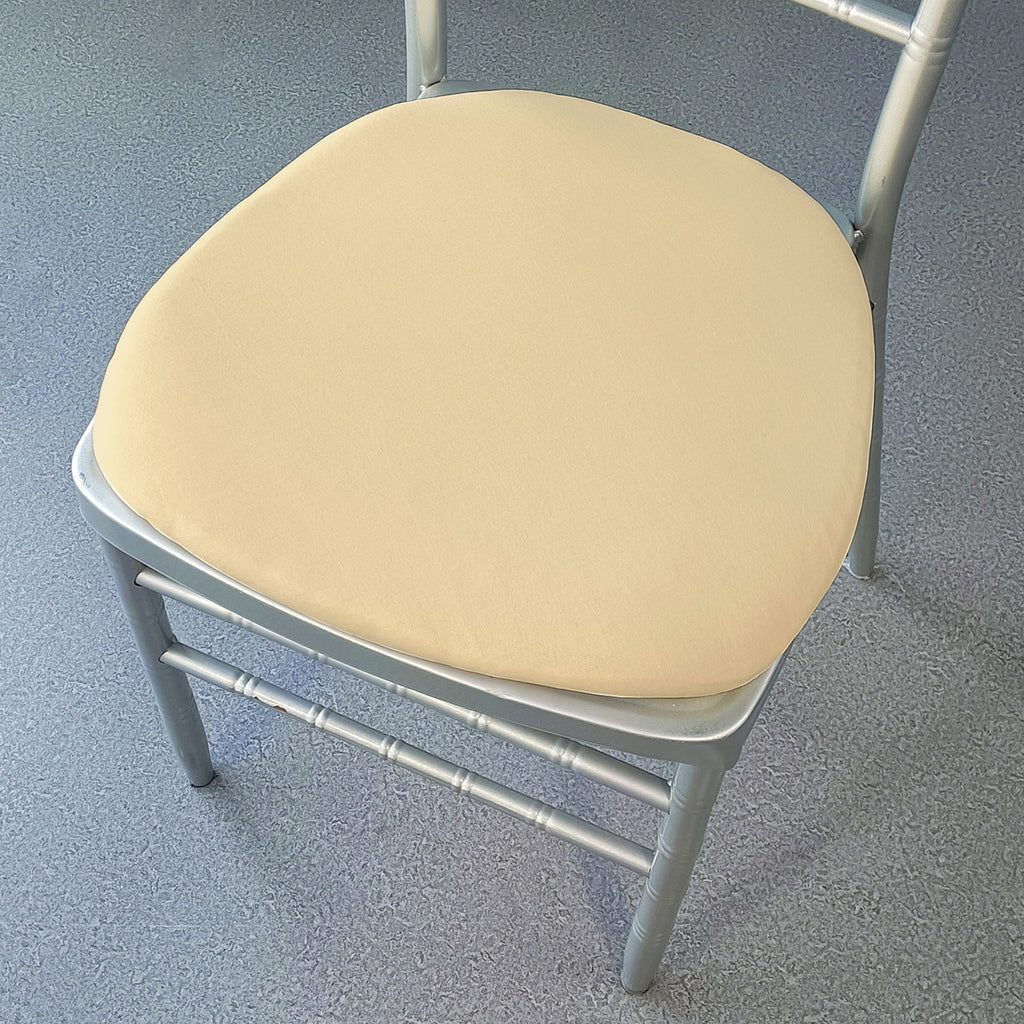 Spandex Seat Pad Cover  - Champagne
