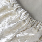 Velvet Chair Seat Pad Cover - Champagne