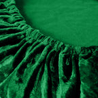 Velvet Chair Seat Pad Cover - Emerald Green