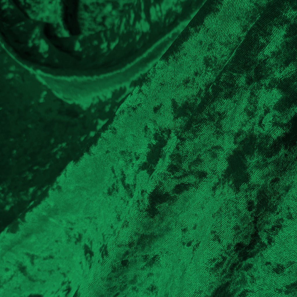 Velvet Chair Seat Pad Cover - Emerald Green