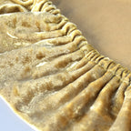 Velvet Chair Seat Pad Cover - Gold