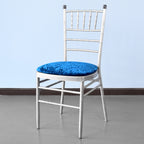 Velvet Chair Seat Pad Cover - Royal Blue