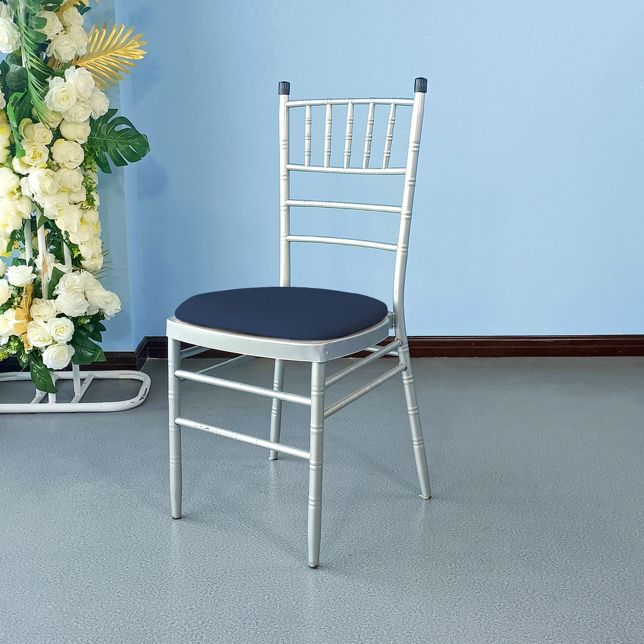 Spandex Seat Pad Cover  - Navy