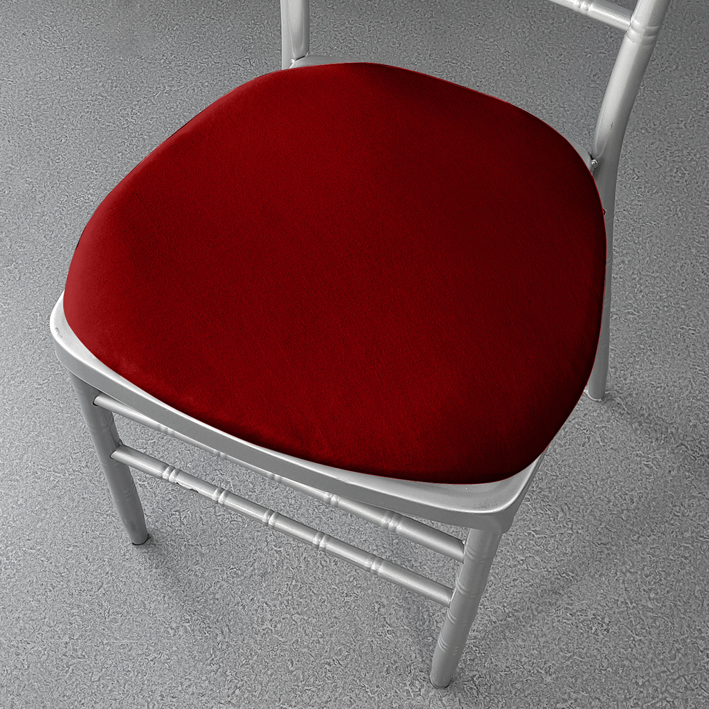 Spandex Seat Pad Cover  - Red
