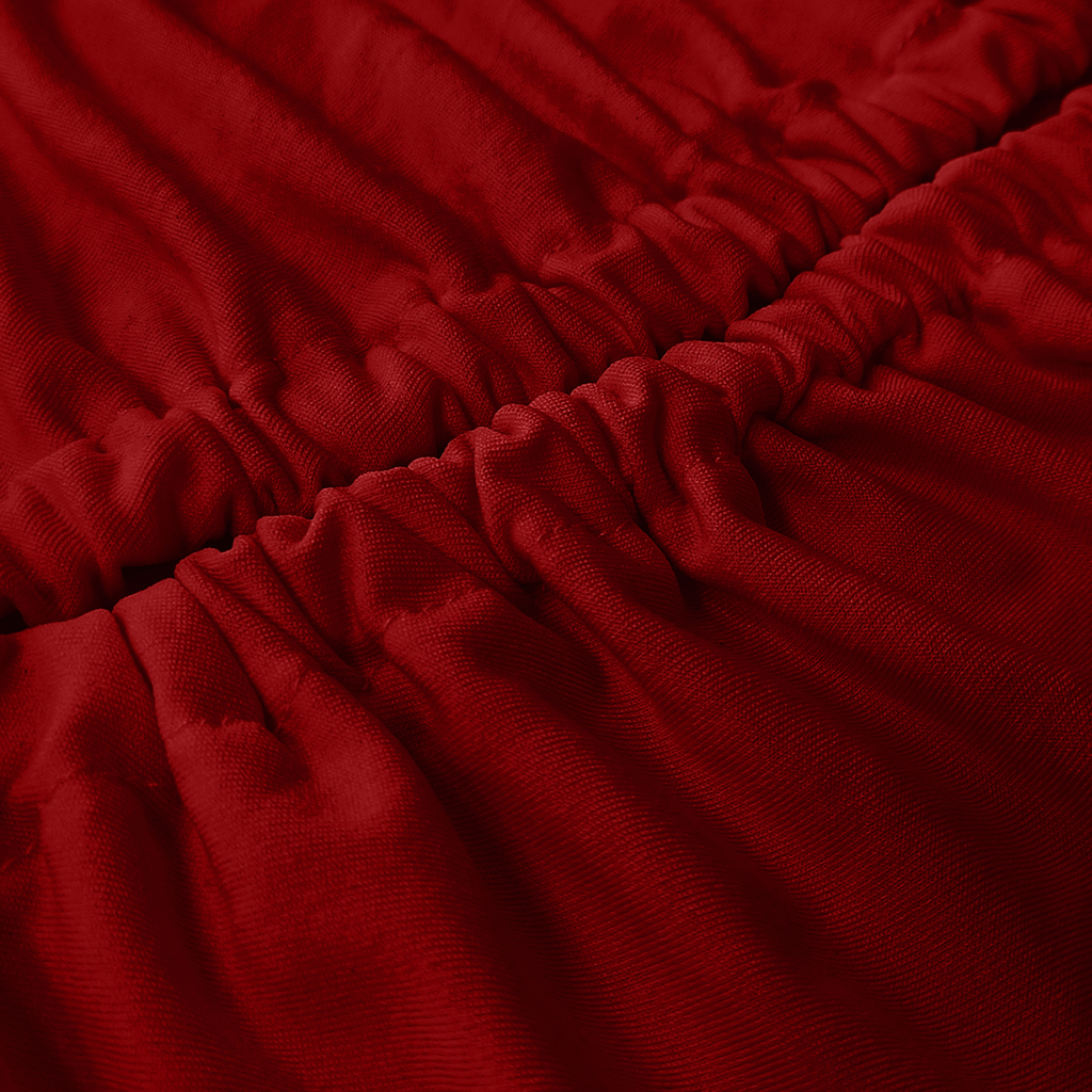 Spandex Seat Pad Cover  - Red