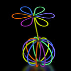 Premium Glow Sticks With Connectors (213pcs)