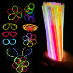 Premium Glow Sticks With Connectors (213pcs)