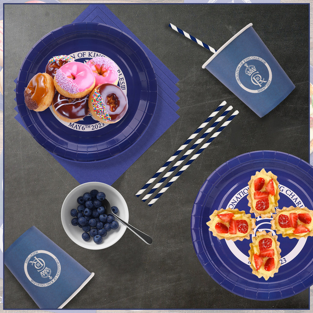 King Coronation Party Supplies Set - 165pcs