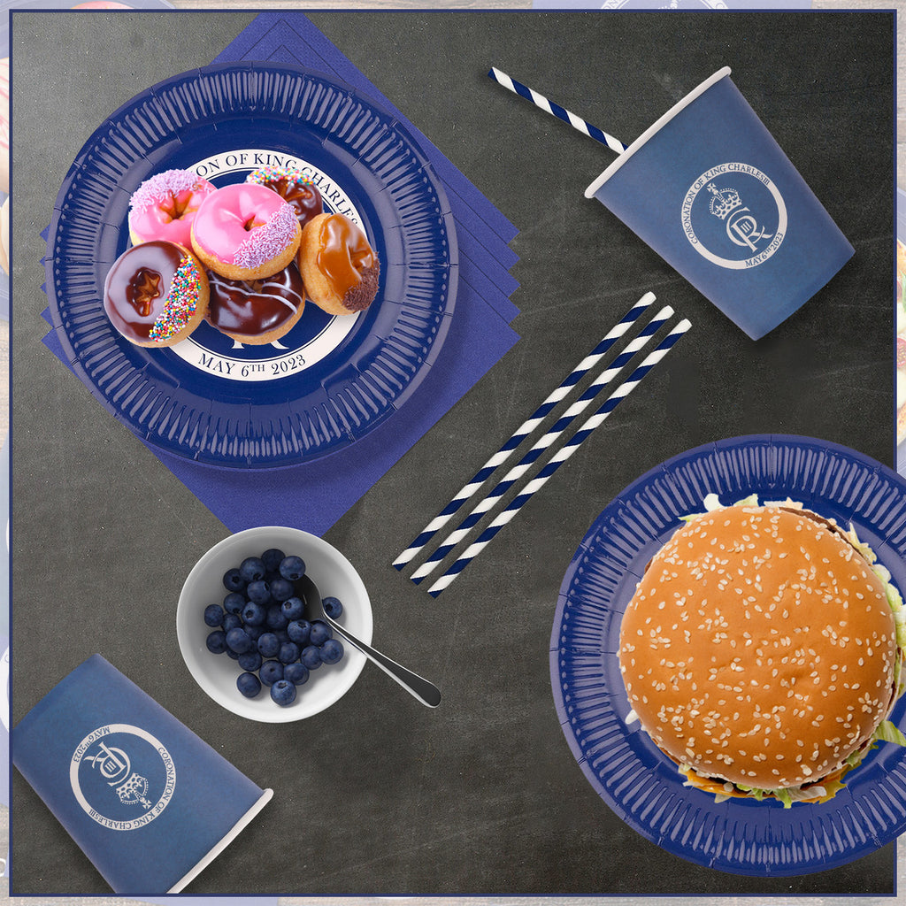 King Coronation Party Supplies Set - 165pcs