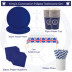 141pcs Coronation Tableware Set