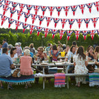 21pcs Coronation Party Decoration Set - Triangle Bunting