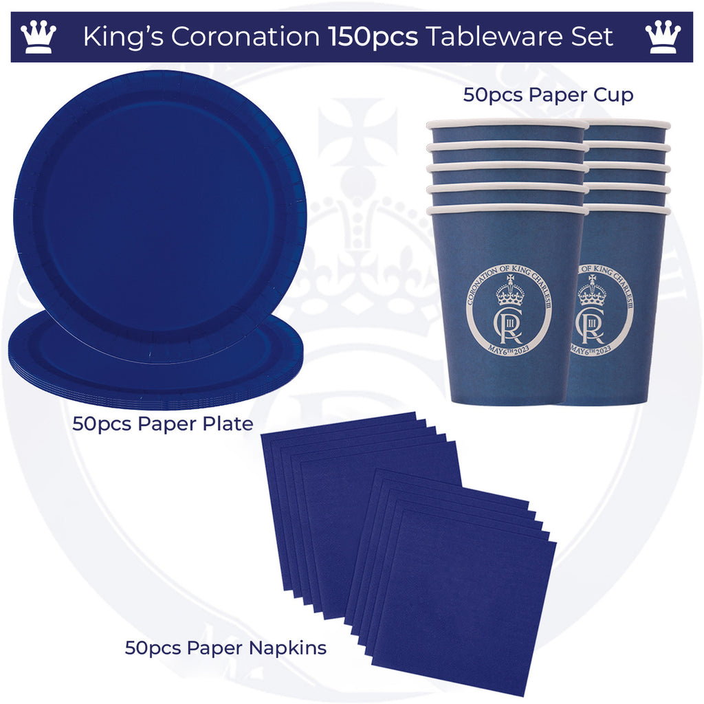 Coronation Cypher Party Tableware Set -  150pcs
