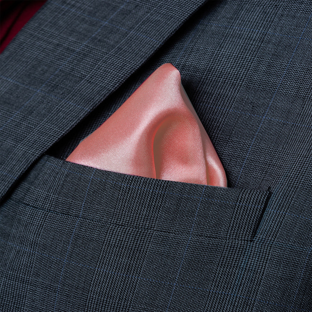 Rose Pink Handkerchief, Bow Tie, Neck Tie & Brace Set