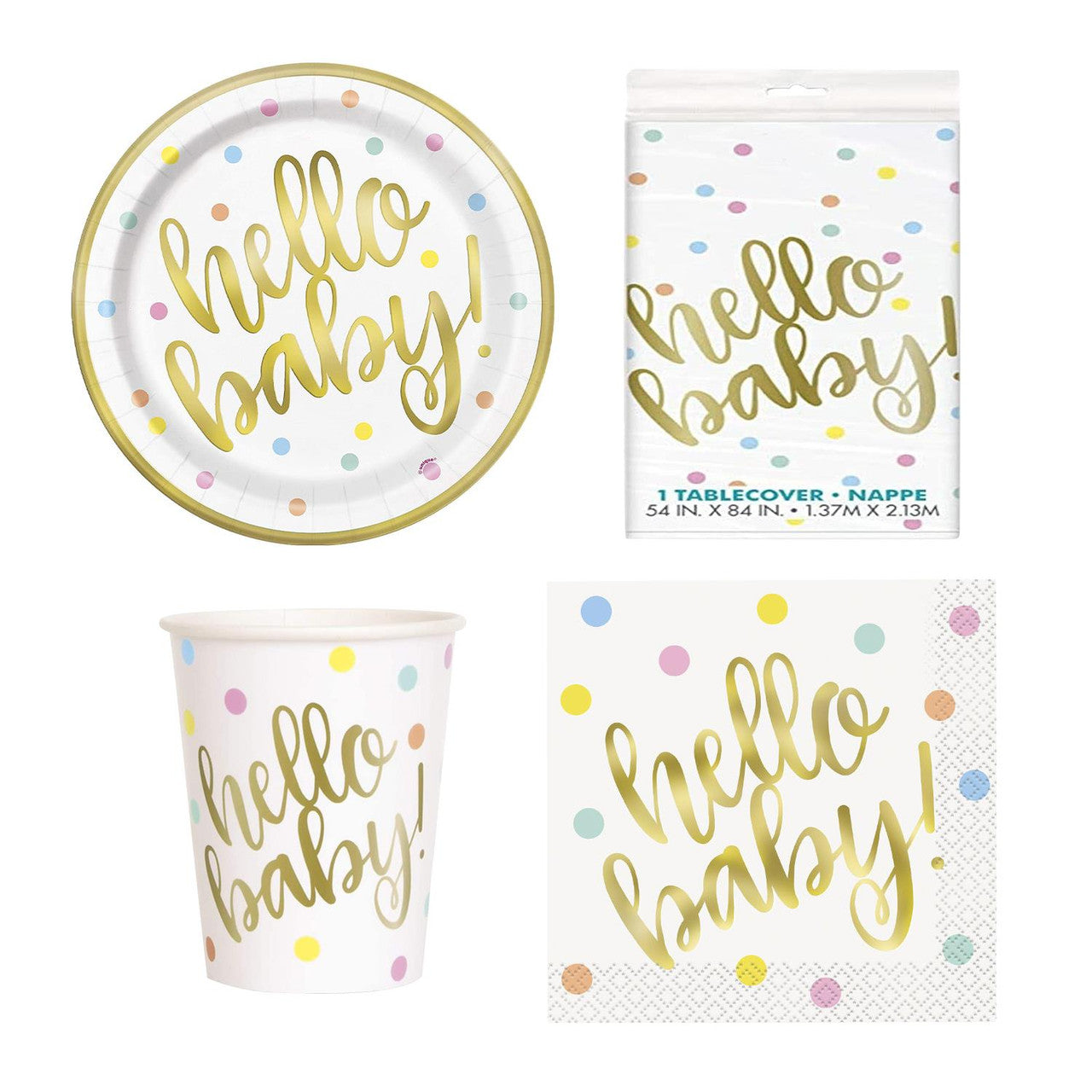 Hello Baby Party Set