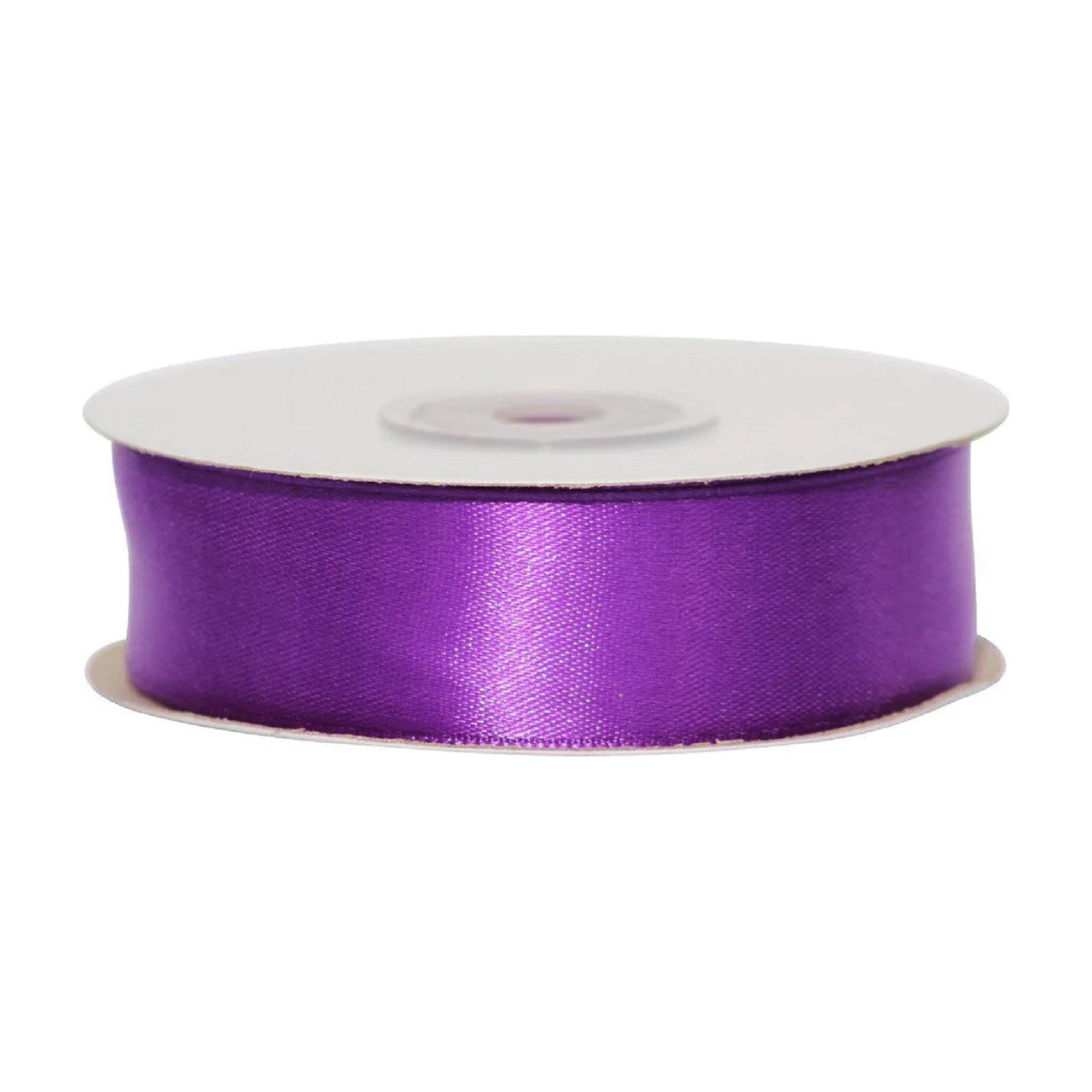 Double Sided Satin Ribbon - Cadbury Purple