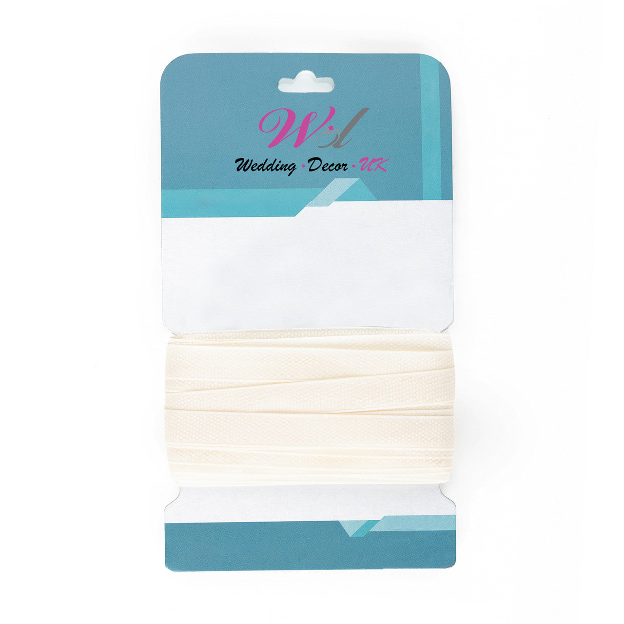 Double Sided Grosgrain Ribbon - Cream