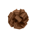 1m Double Sided Satin Ribbon - Brown