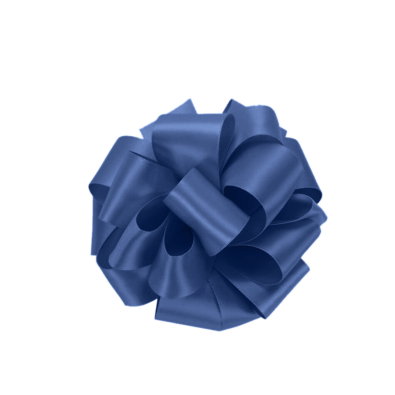 1m Double Sided Satin Ribbon- Navy