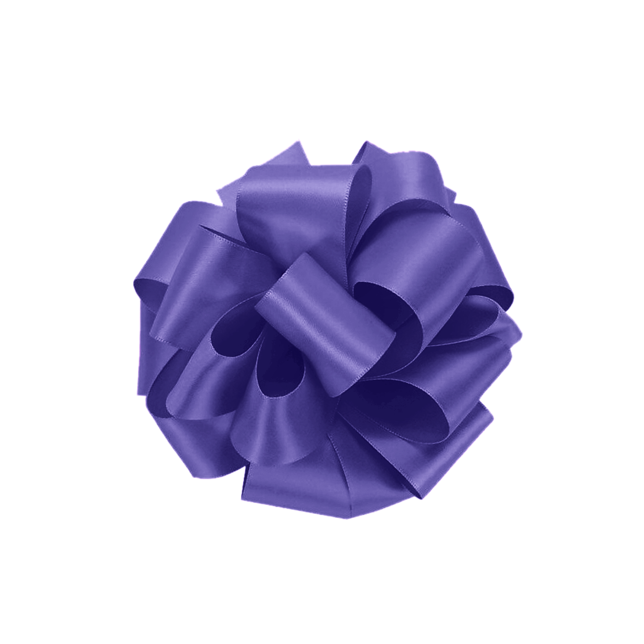 1m Double Sided Satin Ribbon-Purple