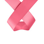 1m Double Sided Satin Ribbon-Rose Pink
