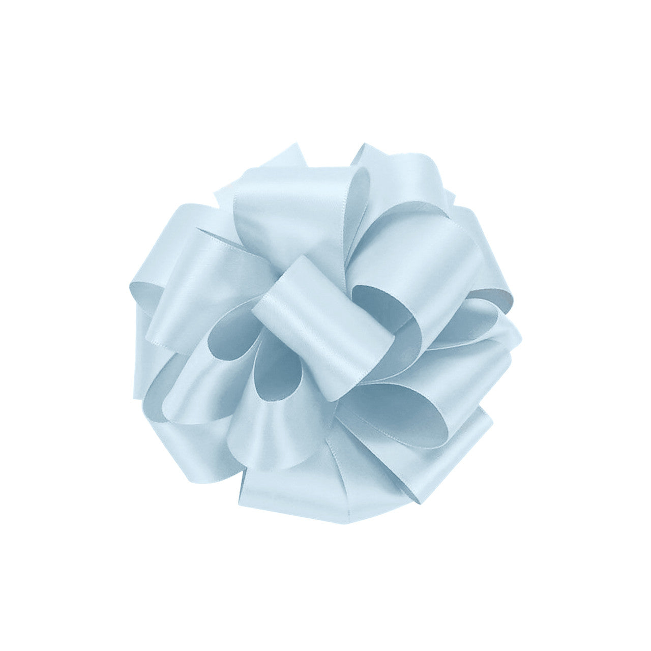 1m Double Sided Satin Ribbon-Sky Blue