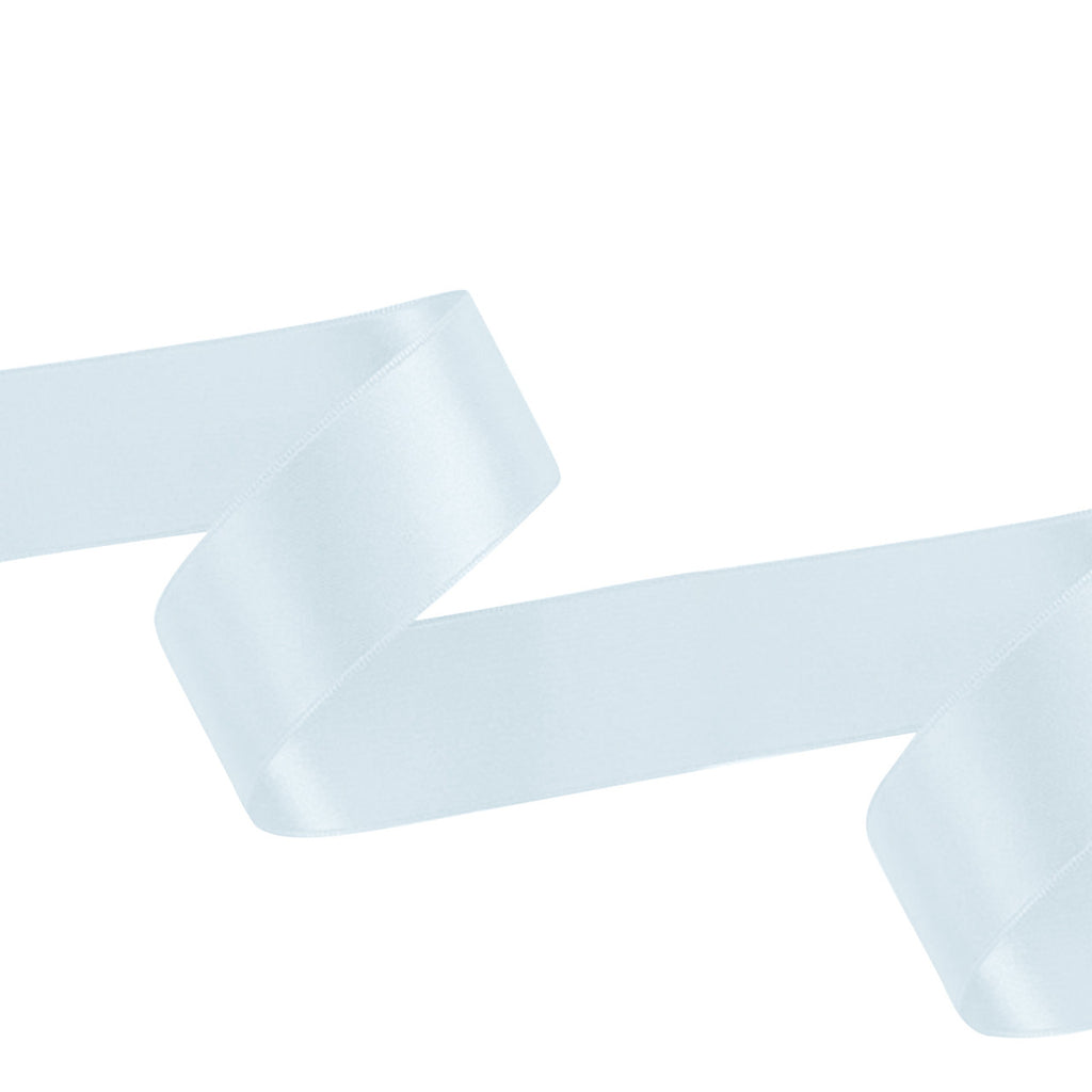 1m Double Sided Satin Ribbon-Sky Blue